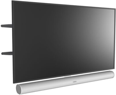 Cavus Draaibare muurbeugel met Sonos ARC frame Audio muurbeugel Wit