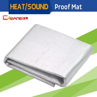 Cawanerl 50 cm X 100 cm Auto Firewall Deur Hood Geluid Proof Warmte Thermische Schild Isolatie Mat Deadener demping 20 "X 40"