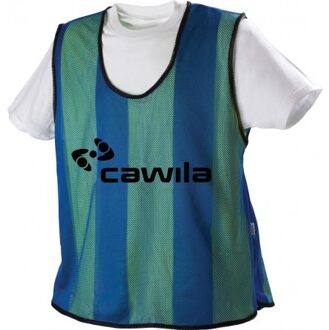 Cawila duplex junior hesje| 2 zijdig draagbare hesjes | blauw/geel |