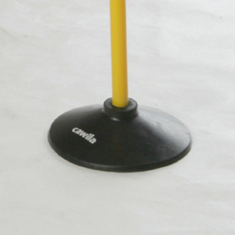 Cawila voet voor 25 mm slalomstok Zwart - One Size