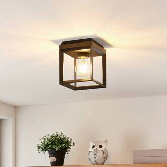 Cayla plafondlamp, kooi, zwart zwart (RAL 9005)