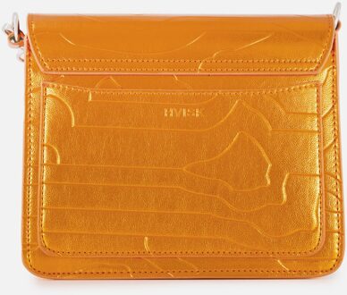 Cayman Shiny Structure Crossbody oranje - 1