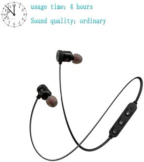 CBAOOO C40W Bluetooth Oortelefoon Sport Handsfree Draadloze Koptelefoon Magnetische Headset Hoofdtelefoon Met Microfoon Voor Mobiele Telefoons C40W-4 hours