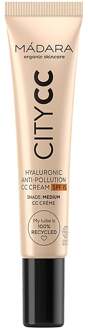 CC Crème MÁDARA City CC Hyaluronic Anti-pollution CC Cream SPF15 Medium 15 ml