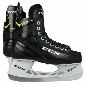 CCM Supertacks 9366 IJshockeyschaatsen Junior zwart - geel - wit - zilver - 35