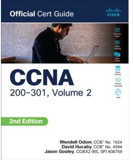 Ccna 200-301 Official Cert Guide, Volume 2 - Official Cert Guide - Wendell Odom
