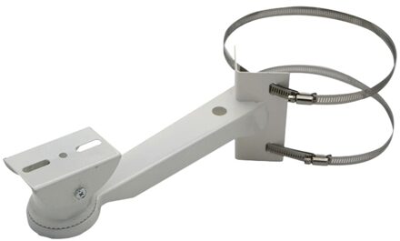 Cctv Beugel Camera Cilindrische Pole Hoepel Beugel Haakse Buitenste Muur Hoek Beugel Montage Ondersteuning Stands Houder Aluminium
