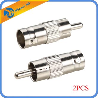 CCTV Camera 'S Accessoires BNC Vrouwelijke Jack naar RCA Male Plug Adapter Voor AHD TVI CVI 1080P Mini Camera 2 STUKS