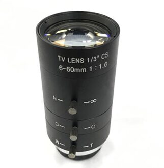 Cctv Video Lens Handmatige Iris Zoom 6-60Mm Cs Mount Lens Voor Industriële Microscoop Varifocale Cctv Lens Surveillance camera Lens