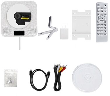 Cd Dvd Speler Bluetooth Speaker Wandmontage Fm Radio Met Led Display En Afstandsbediening Ingebouwde Hifi Luidspreker