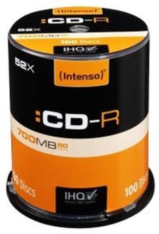 CD-R Intenso 1001126 52X700 Mb (100 Uds)