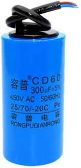 CD60 starting capacitor 75/100/250/300/350/400/500/600/800UF 450V motor starting capacitor 250V