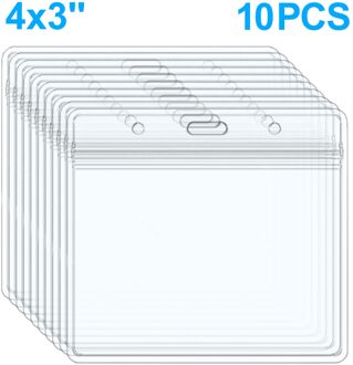 Cdc Vaccinatie Card Protector 4X3 Inches Transparante Kaarthouder Beschermende Cover Waterdicht Voor School Business Tentoonstelling 10stk