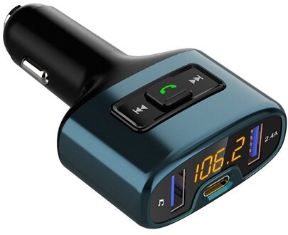 Cden Pd Snel Opladen Auto Mp3 Speler Bluetooth 5.0 Fm-zender Dual Usb Car Charger