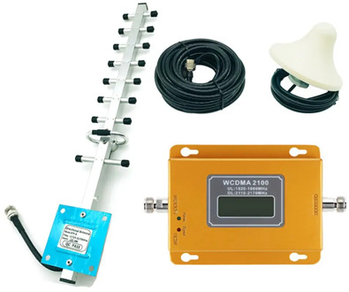 CDMA 3G 4G 2100MHz LCD 3G Mobile Phone Signal Booster Repeater Amplifier Big Linear Power Mobile Phone Signal Repeater