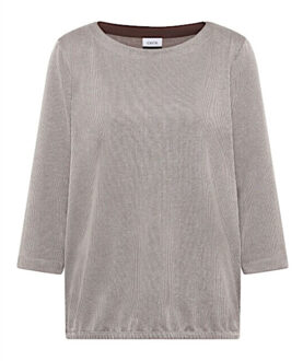 Cecil T-shirt 324037 macchiato brown Veelkleurig - XL