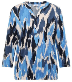 Cecil Top 324646 cloud blue Veelkleurig - M