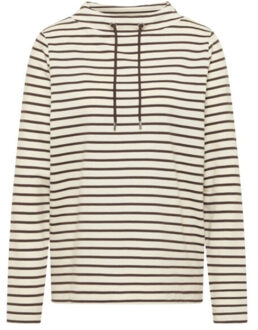 Cecil Top 324664 macchiato - maat M Veelkleurig