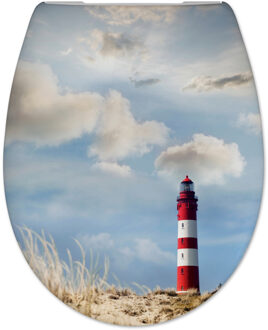 CEDO Toiletzitting Cedo Leuchtturm Softclose Veelkleurig