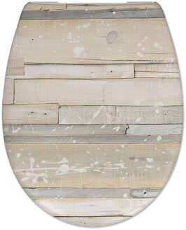 CEDO Toiletzitting Cedo Pastel Wood Grijs Bruin