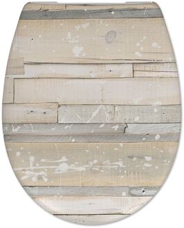 CEDO Toiletzitting Cedo Pastel Wood Grijs Bruin
