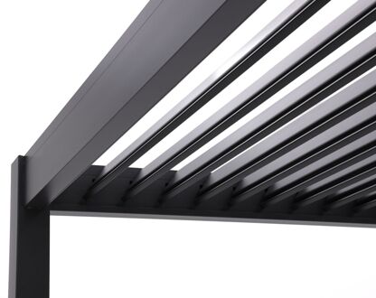 Cedrino Pergola 300x300x255cm - Laagste prijsgarantie! Zwart