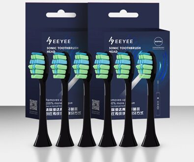 Cedu EA315 Sonic Elektrische Tandenborstel Vervanging Hoofd 6 stk - wit