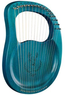 Cega Lier Harp,16 Snaren Harp Mahonie Lier Harp, Draagbare Stabiele Geluidskwaliteit Harp Voor Instrument Liefhebbers Beginners