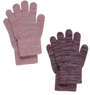 CeLaVi Handschoenen 2 pak Rozenbruin Roze/lichtroze - Größe 1/2