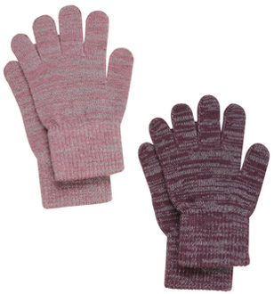 CeLaVi Handschoenen 2 pak Rozenbruin Roze/lichtroze