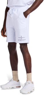 Celeb Drip Korte Broeken Heren - Wit - Maat S - Katoen French Terry White