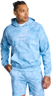 Celeb Drip Sweatshirts Heren - Blauw - Maat S - Katoen Fleece Blue