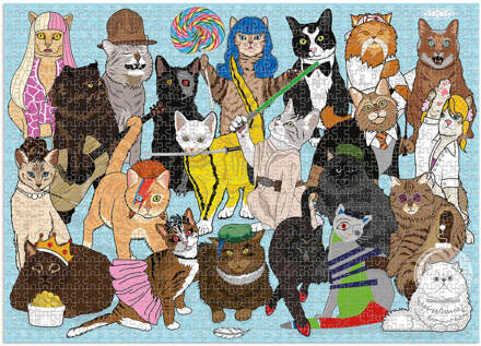Celebri Cats Jigsaw Puzzle
