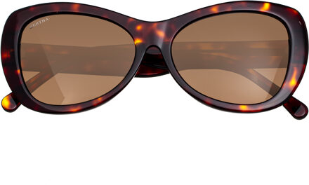 Celerie Handgemaakt in Italië zonnebril Bruin