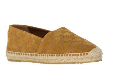 Céline Celine Taillat Triomphe suède espadrilles Bruin