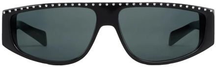 Céline Geometrische zonnebril met strass detail Celine , Black , Dames - 62 MM