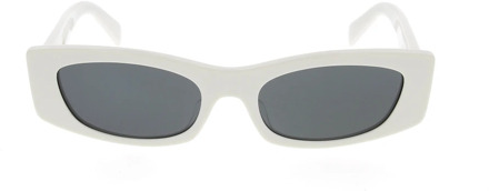 Céline Stijlvolle Eyewear met 55mm Lensbreedte Celine , White , Unisex - ONE Size