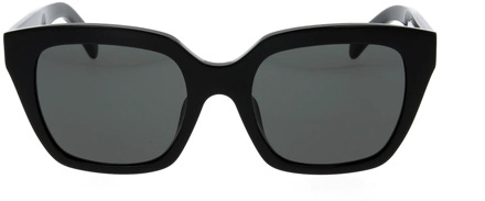 Céline Stijlvolle Eyewear met 56mm Lensbreedte Celine , Black , Unisex - ONE Size