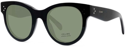 Céline Verhoog je stijl met Cl4003In zonnebril Celine , Black , Unisex - 48 MM