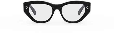 Céline Vierkante kattenogen bril met progressieve lenzen Celine , Black , Heren - 52 Mm,One Size