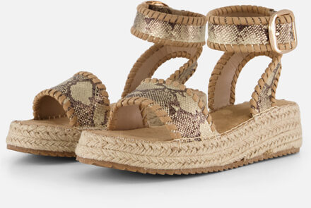 Cellini Espadrilles bruin Textiel Beige - 36,37,38,39,40,41,42