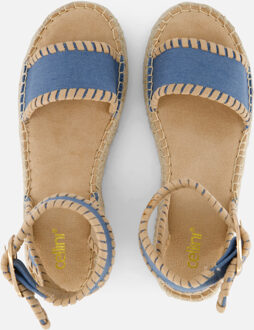 Cellini Espadrilles Denim Textiel Blauw - 36,37,38,39,40,41