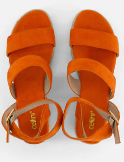 Cellini Espadrilles oranje Synthetisch - 39