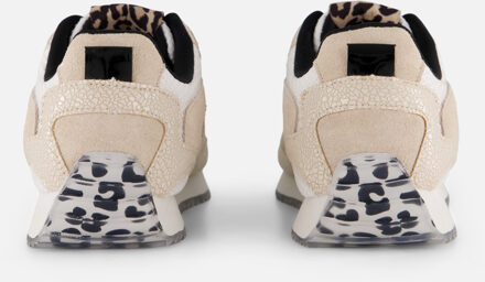 Cellini Leopard Sneakers wit Suéde - 36,37,38,39,40,41,42