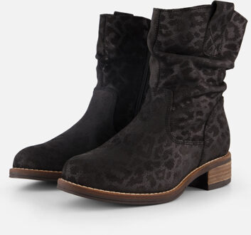 Cellini Plooi Enkellaarsjes zwart Leer - 37,38,39