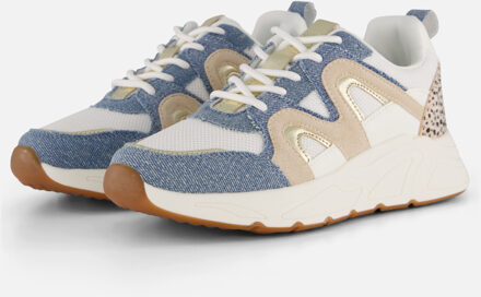 Cellini Sneakers blauw Textiel - 37,38,39