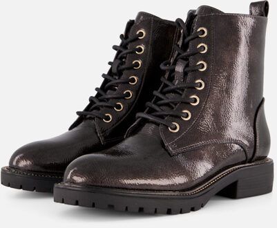 Cellini Veterboots zilver Lak Synthetisch - 36,37,38,39,40,41