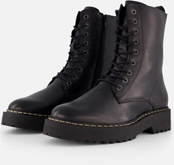 Cellini Veterboots zwart Leer - 36,37,38,39,40,41,42,43