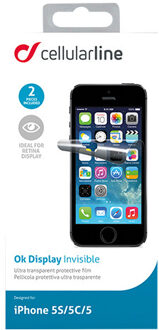 Cellularline Beschermfolie Apple Iphone 5/5s/5c Screenprotector