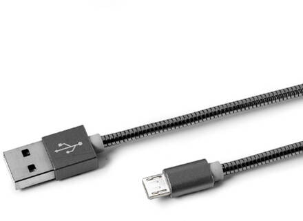 Celly Micro-usb Kabel, 1 Meter, Zwart - Celly Snake